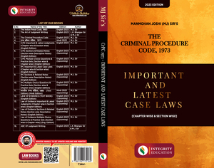CrPC 1973 - Important and Latest Case Laws book by Man Mohan Joshi for Bare Act