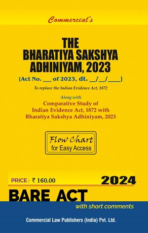 Bharatiya Sakshya Adhiniyam (Evidence) book by  for Commercial House