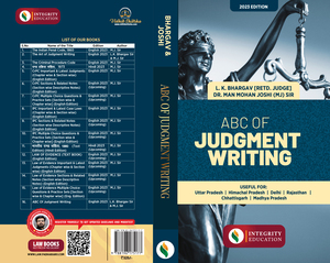 Abc Of Judgment Writing book by L.K.Bhargava & Manmohan Joshi for Bare Act