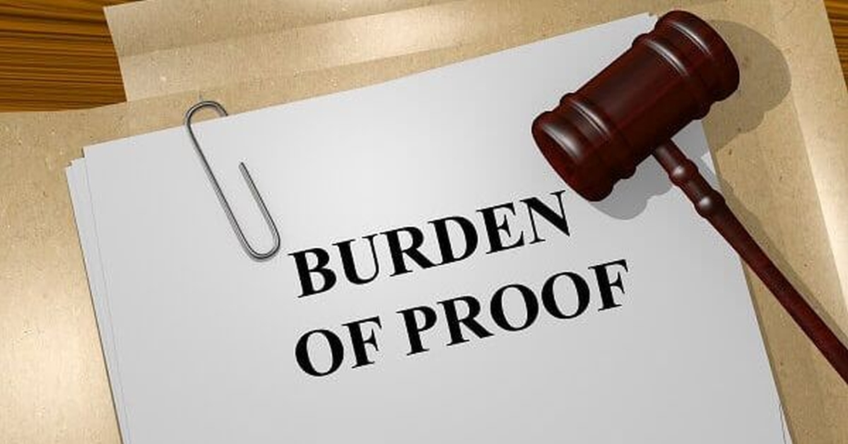 burden of proof and onus of proof difference